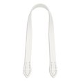 thumbnail image 1 of maskred PU Leather Handbag Lifting Handle Modified DIY Decorative Leaf Shape Easy Matching Shoulder Bag Strap Accessories White, 1 of 6