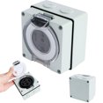 thumbnail image 2 of Boîte de Prise de Courant RV 50 Ampères Panneau Réceptacle RV IP66 Étanche Boîte de Sortie RV Multifonction Panneau de Prise de Courant RV Portable pour Véhicule Récréatif Motos, 2 of 8