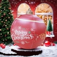 thumbnail image 5 of PEONAVET 24 Inch Giant Inflatable Christmas Ball Large Outdoor Blow Up Inflatables for Yards Lawns Porches Gardens Front Door Decorations(Red), 5 of 5