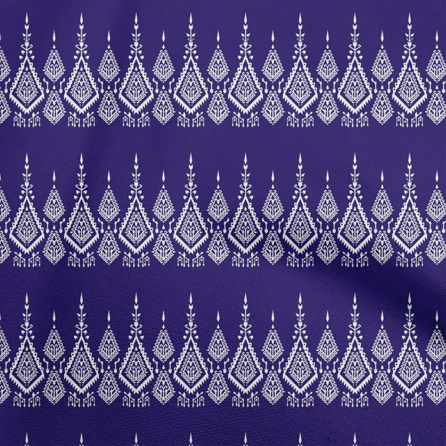 oneOone Viscose Chiffon Dark Blue Fabric Block Craft Projects Decor Fabric Printed By The Yard 42 Inch Wide