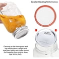 thumbnail image 3 of Canning Lids 100 PCS, 70MM 86MM Split-Type Canning Lids, Regular Canning Jar Lids, Rust-Proof Jar Lids Bulk, Food Grade Material, Perfect for Food Storage, 3 of 6