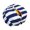 Dark Blue, variant on Primegos Plush Toy Storage Bag Zipper Closure Striped Design Organizer for Toys Clothes Quilts Stuffed Animal Storage Bag for Home Bedroom Wardrobe