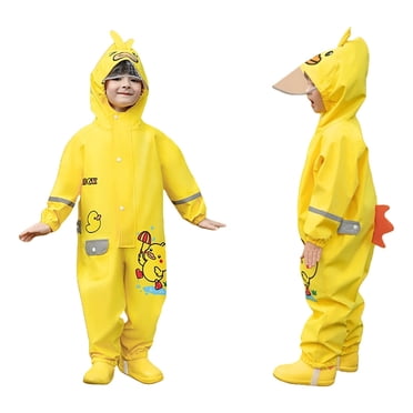 Children'S Raincoat Boy Child Water Girl Baby Kindergarten Transparent Primary School Student Poncho Dinosaur Raincoat Rain Gear Girls Rain Wear Xl/6 Y—8 Y