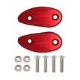 thumbnail image 2 of 2x Mirror Block Off Plates Aluminum Easy to Install for CBR1000rr red, 2 of 9