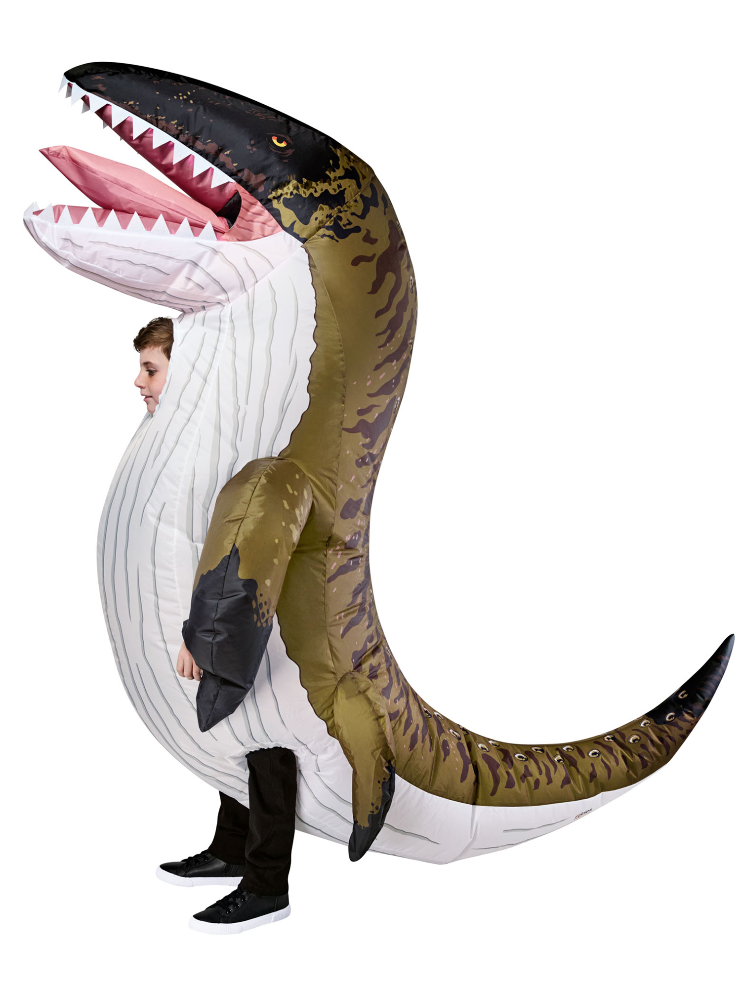 Costume Gonflable Mosasaurus Rebirth de Jurassic World pour Enfants par Rubies, Unisexe