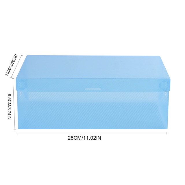yulier Grandes Boîtes à Chaussures Organisateur de Chaussures pour Garde-Robe et Entrée, Boîtes de Rangement pour Chaussures Empilables en Plastique Transparent avec Couvercles, Contenants Bacs Étui pour Étagère à Chaussures