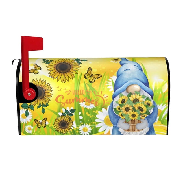 Ruiboury Weather-resistant And Robust Couch Cover Easy To Vivid Print Christmas Deer Pattern Mailbox Sleeve Cloth Standard Size YTYH2309051 1Set