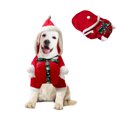 thumbnail image 1 of Christmas pet dog Christmas clothes (gift style-S), 1 of 9