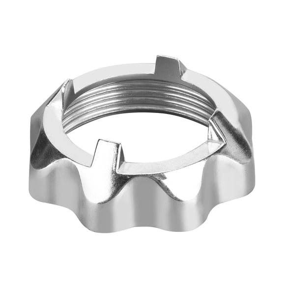 Stainless Steel Meat Grinder Nut, No.5 Meat Grinder Nut with Angle Parts for Home Kitchen Electric Meat Grinder