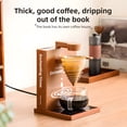 thumbnail image 3 of Automatic / Manual Drip Coffee Maker 300ml Detachable Water Constant Temperature Book Shaped 400W Pour Over Coffee Maker with Paper Filter / Brush / Spoon, 3 of 7