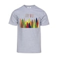 thumbnail image 1 of Gravity Trading Mens Stay Wild Forest Short-Sleeve T-Shirt - Heather Grey - Small, 1 of 1