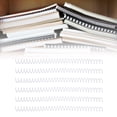 thumbnail image 4 of Sheet Binding Comb, Plastic Spiral Binding Coil 20Pcs  For Page Transparent, 4 of 8