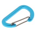 thumbnail image 1 of S SERENABLE Mini Aluminum Alloy Carabiner Outdoor , Lightweight Portable Backpack Buckle Frosted light blue, 1 of 6