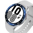 thumbnail image 2 of EGNMCR Metal Watch Compatible For Galaxy Watch4 44 Mm, Scratch Protection Metal Case Style A Watch Ring, 2 of 5