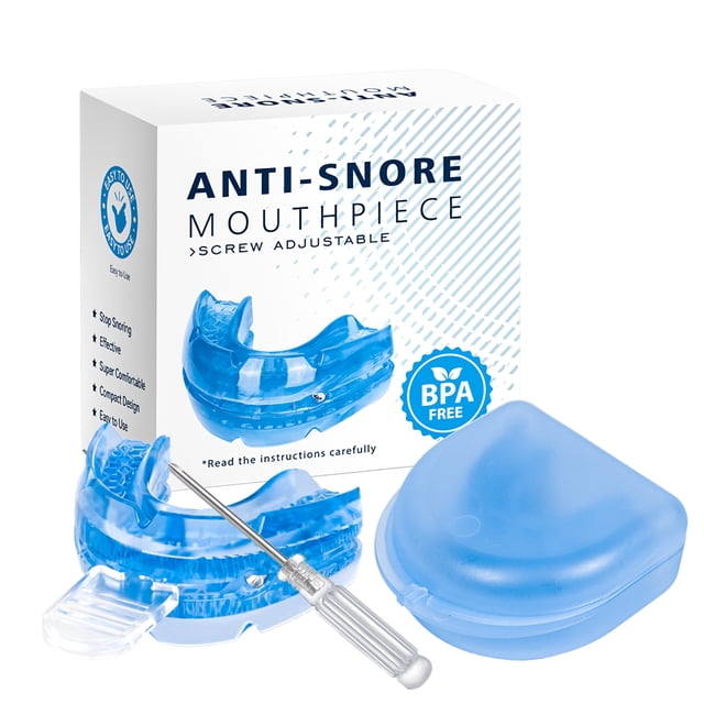 Anti Adjustable Anti Snoring Device Mouth Guard with Storage Case for Anti Teeth Grinding