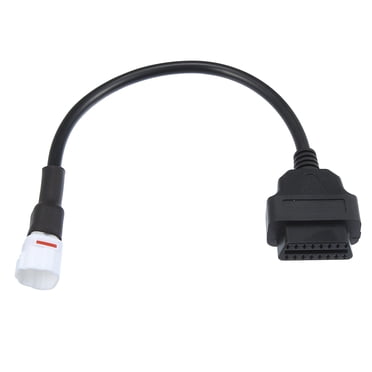 Unique Bargains Câble Adaptateur de Diagnostic 4 Broches vers OBDII pour Yamaha MT10