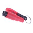 thumbnail image 3 of Disjoncteur de Vitre de Voiture Trois dans un Mini Véhicule Multifonctions Verre de Secours Marteau de Sécurité Rouge, 3 of 12