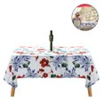 thumbnail image 2 of Nappe d'Extérieur à Imprimé Botanique, Résistante à l'Eau, Anti-Déversement, en Tissu Polyester, Housse de Table avec Trou pour Parasol à Fermeture Éclair pour Déco de Table de Patio et de Jardin, 2 of 9