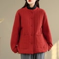 thumbnail image 2 of Lovzfmll Versatile Casual Jacket, Thicker Style for Fall and Winter Red, M, 2 of 7