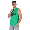 thumbnail image 4 of Inkmeso Printed Graphic World Okayest Dad€ T-Shirt For Mens Best Daddy Ever Gift T-Shirt, 4 of 7