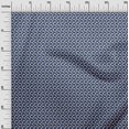 thumbnail image 3 of oneOone Cotton Poplin Blue Fabric Geometric Craft Projects Decor Fabric Printed By The Yard 56 Inch Wide, 3 of 5