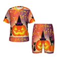 thumbnail image 1 of Easygdp Halloween pour Tee-Shirt à Manches Courtes et Pyjama Court pour Enfants, 2 Pcs-3TG, 1 of 6