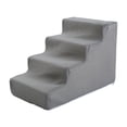 thumbnail image 3 of Dog Stairs Pet Steps Ramp Puppy Stairs Convenient Cat Stairs Dog Steps Removable 4 Steps Grey, 3 of 9