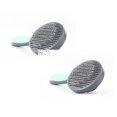 thumbnail image 1 of Oleegame 2PC Cleaning Brush PAKEWAY Pet Cat Brush Massage Tools Multi-function Non-slip Grip Handle Comb Gray, 1 of 2