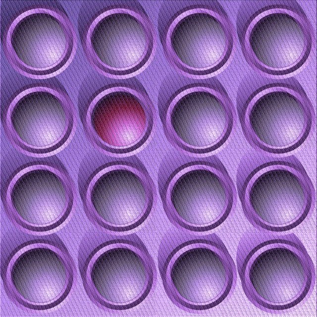 Ahgly Tapis d'Intérieur Lavable en Machine Carré Transitionnel Heliotrope Violet, 4 Pieds Carré
