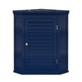 thumbnail image 1 of Teamson Home 24" Glancy One Shutter Door Removable Wooden Wall Cabinet Navy, 1 of 7