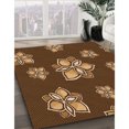 thumbnail image 3 of Ahgly Company Tapis d'Intérieur Lavables en Machine, Carrés de Nuit Transitionnel, Carrés de 7', 3 of 7