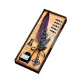 thumbnail image 1 of Mechanical Wing Quill Dipped Water Gift Box Carved Pen With Base Holiday Birthday Gift 15ML, 1 of 4