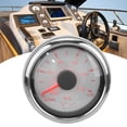 thumbnail image 4 of Pointer Oil Pressure Gauge, Acid Resistant PSI Display IP67 Waterproof 10-184 Ohm   For Engineering Machinery For Engines For Automobiles White,Black, 4 of 8