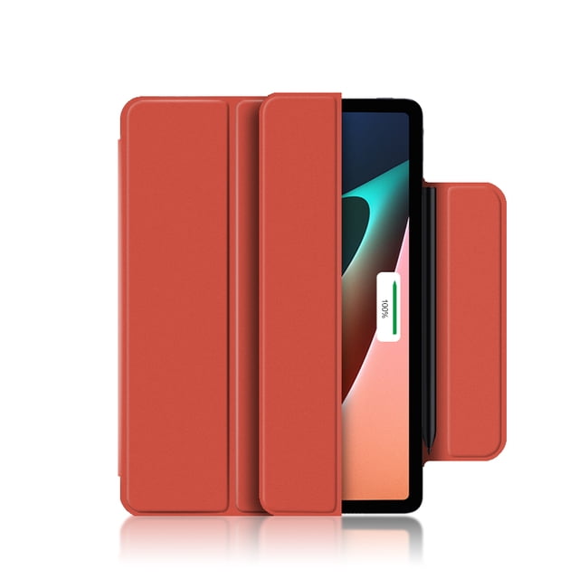 For Xiaomi Mi Pad 5 Pro Case Ultra Thin Magnetic Smart Cover for MiPad 5 Pro 2021 Tablet 11 Inch mipad5 With Auto Wake UP Orange magnet Buckle MiPad 5 Pro