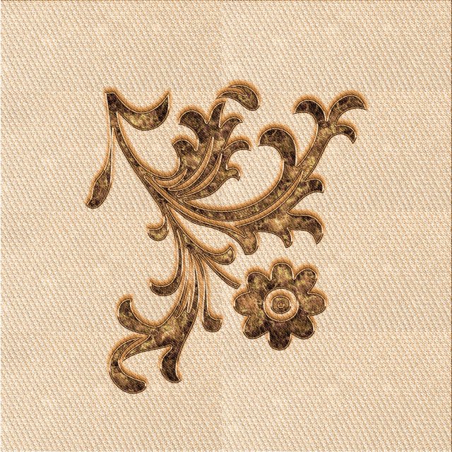 Ahgly Company Tapis d'Intérieur Lavable à la Machine, Carré, Transitionnel, Bronze Brun, Tapis de Zone, 7 Pieds Carré