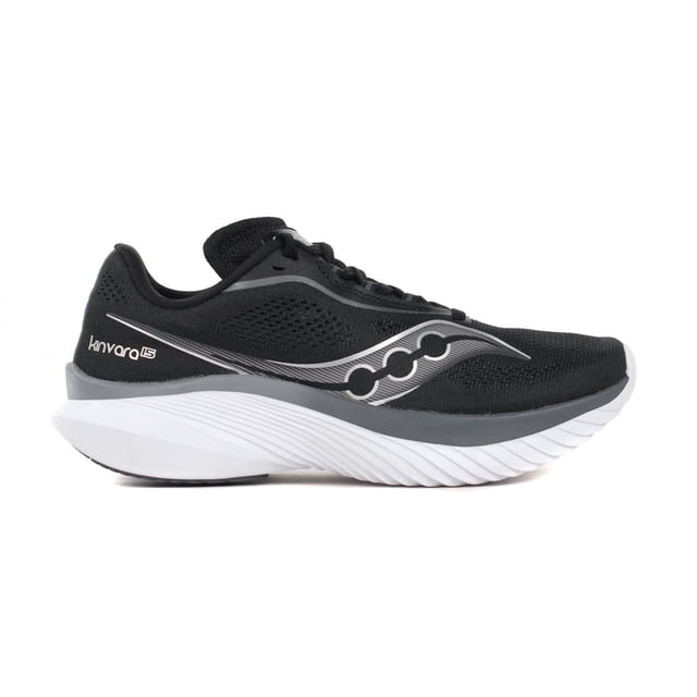 Saucony Chaussures de Course pour Femmes Kinvara 15 Noir/Blanc P10967-200<span> - </span>9.5