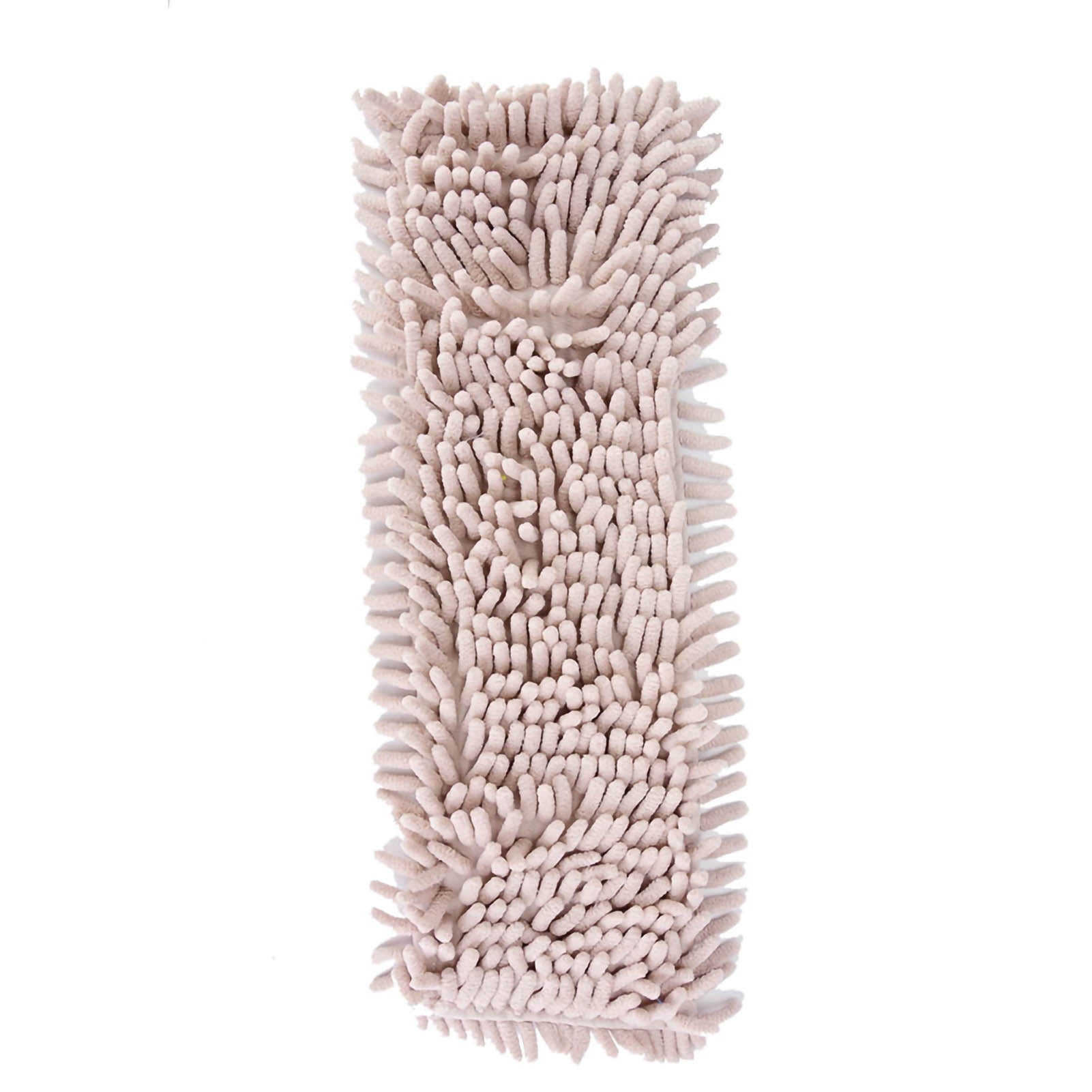Tarente Réutilisable Mop Tapis Tissu - Têtes de Rechange pour Plat Humide ou Nettoyage à Sec Étirage (Couleur crème)