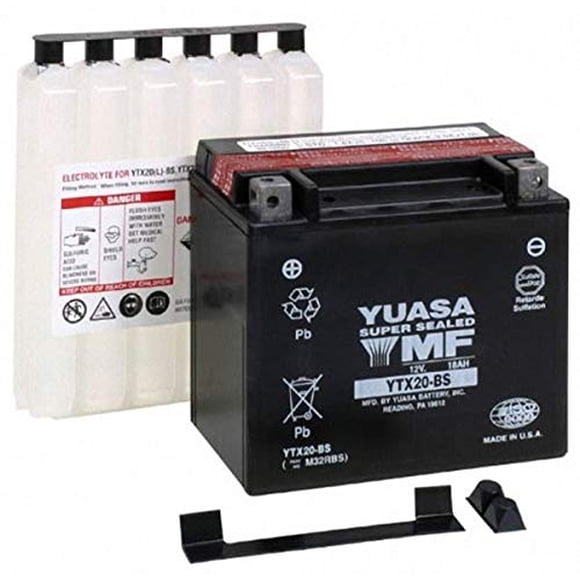 Yuasa YUAM32RBS YTX20-BS Battery, multi-colored