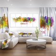 thumbnail image 3 of Design Art Miami Skyline Canvas Print, 3 of 3