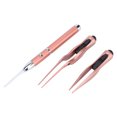 thumbnail image 4 of 3pcs Professional Children Luminous Earpick Earwax Remover Tweezers Booger Clip Set, 4 of 14
