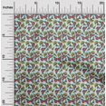 thumbnail image 1 of oneOone Cotton Poplin Fabric Leaves & Floral Block Decor Fabric Printed BTY 42 Inch Wide, 1 of 4