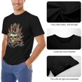 thumbnail image 3 of OUSIMEN T-Shirts Skull T-Shirts Graphiques pour Hommes pour Femmes P - 6TG, 3 of 4