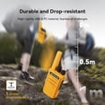 thumbnail image 2 of Retevis RT68 Rechargeable Walkie Talkies 4 Pack, Outdoor Camping Essentials Rugged, VOX, 16 CH Two Way Radio, 1200mAh Li-ion Battery, Family Hiking Cycling Radios Walkie Talkies Long Range for Adults, 2 of 9