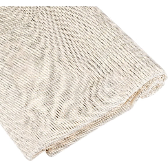 9.8x6.6 Feet Under Carpet Rug Mats White Non-Slip Rug Pad 0.5mm Thick Rug Pad Gripper Grips Keep Area Rugs Slip and Skid Resistant Pads for Mat Cushion and Hardwood Surface Floor