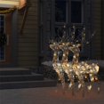 thumbnail image 5 of vidaXL Acrylic Reindeer Christmas Decorations 3 pcs 120cm Multicolour, 5 of 5