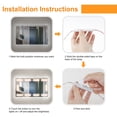thumbnail image 2 of Mistaha Makeup Mirror Light Bulb Soft Light Stepless Dimming USB Power Hand-sweep Switch Bathroom Dresser, 2 of 8