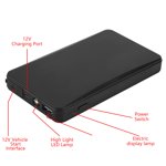 Démarreur de saut de batterie de voiture, Ultrafin ABS Batterie multifonction en plastique pour auto
