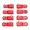 Red, variant on lionlar Tie Rod Ball Head Aluminum Alloy Lightweight Compact Dimension Link Rod Ends Grey