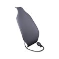 thumbnail image 4 of jinwen Car Lumbar Support Cushion Anti Slip Adjustable Comfortable Easy Installation PU Gray, 4 of 8
