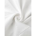 thumbnail image 4 of INSPIRE CHIC Women's Point Collar Long Sleeve Button Shirt White S, 4 of 5